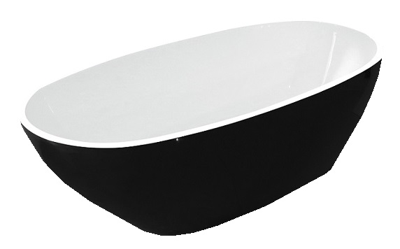 Акриловая ванна Esbano Sophia (black) 170x8