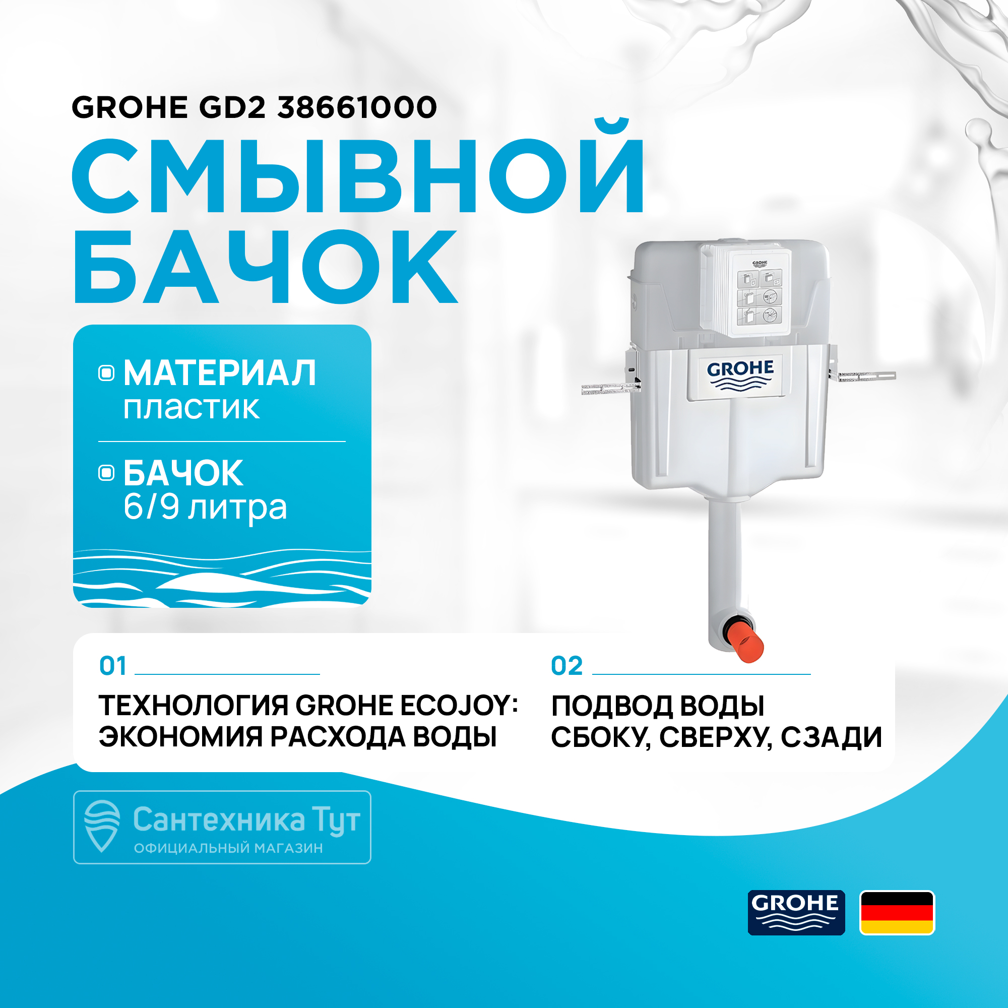 Бачок для инсталляции Grohe