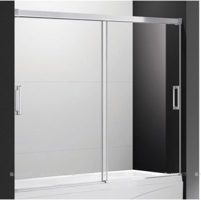 Cezares Шторка для ванны Cezares Tandem Soft VF-2-170/145-P-Cr