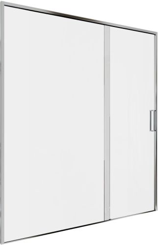 Душевая дверь Aquanet Pleasure Evo 160 AE65-N160-BT профиль черный, прозрачное стекло