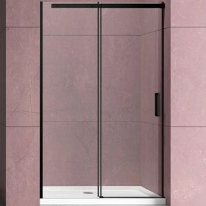 Душевая дверь Vincea Dice 130 VDS-4D130CLB профиль Черный стекло прозрачное