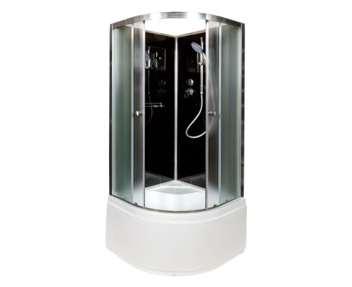 Душевая кабина Deto B10 BLACK без крыши