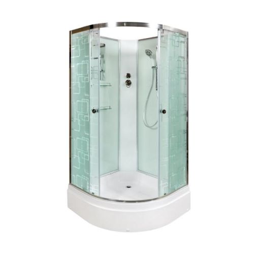 Душевая кабина Deto Em EM2710 N 100 x 100 см, без крыши, Led-подсветка