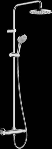 ДУШЕВАЯ СИСТЕМА HANSGROHE VERNIS BLEND SHOWERPIPE 200 1JET ECOSMART С ТЕРМОСТАТОМ 26089