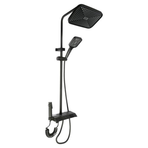 Душевая система ZEIN 9932562 Z3896, верхняя и ручная лейка, ПВХ шланг