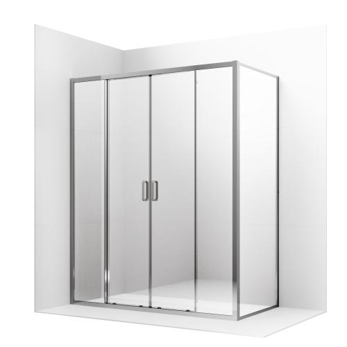 Душевое ограждение Ambassador Forsa 17021110AX-120AX (1500х1200x2000), 2 места