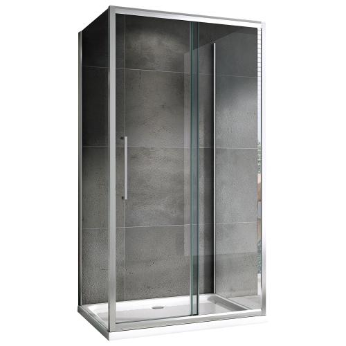 Душевой уголок Abber Schwarzer Diamant 140х75 AG30140H-S75-S75