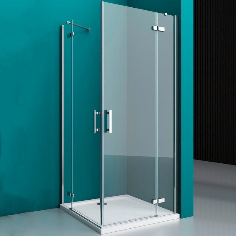 Душевой уголок BelBagno Kraft 100х90 KRAFT-AH-22-100/90-C-Cr-R Хром стекло прозрачное