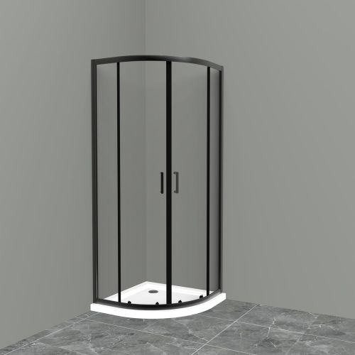 Душевой уголок BelBagno UNO-195 1950x1000x1000 черный матовый UNO-195-R-2-100-C-NERO