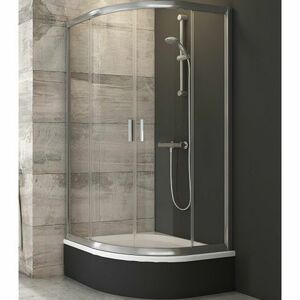 Душевой уголок Ravak BLCP4-90 Sabina Transparent, профиль хром