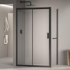 Душевой уголок RGW Passage PA-76-1B 160х80 350876168-14 профиль Черный стекло прозрачное