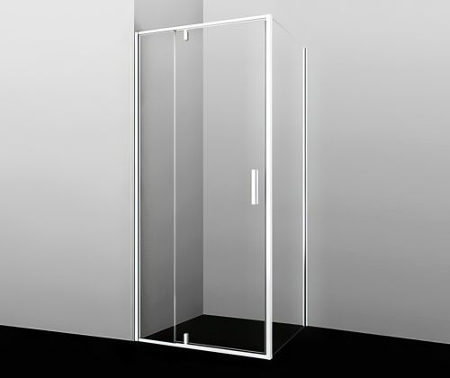 Душевой уголок WasserKRAFT Neime 90x100 19P18 профиль Белый стекло прозрачное