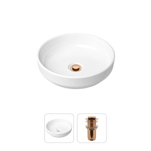 Комплект 2 в 1 Lavinia Boho Bathroom Sink Slim 21520824: накладная