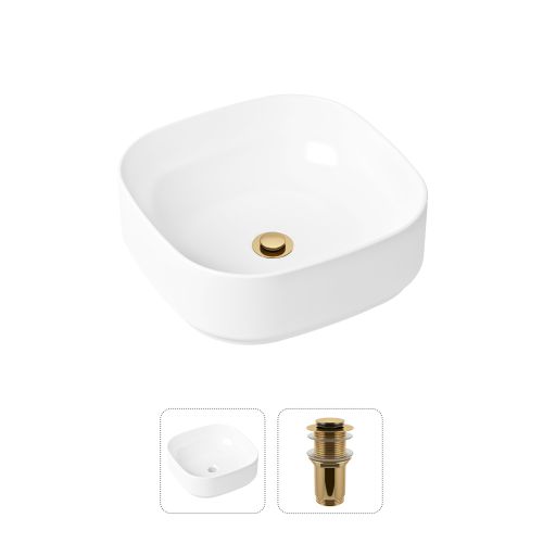 Комплект 2 в 1 Lavinia Boho Bathroom Sink Slim 21520832: накладная