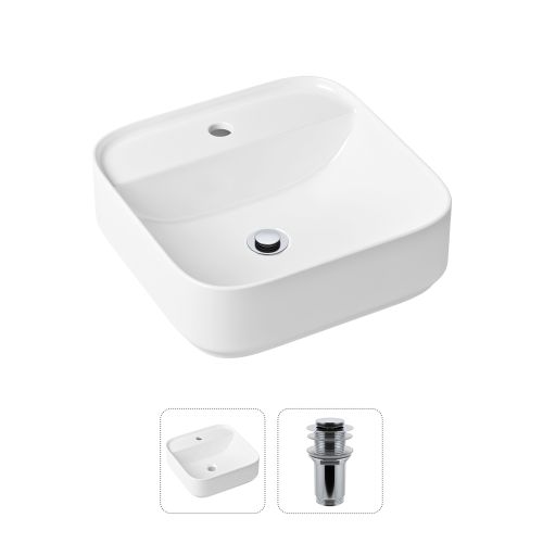 Комплект 2 в 1 Lavinia Boho Bathroom Sink Slim 21520838: накладная