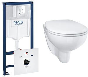 Комплект инсталляции GROHE Bau Ceramic с унитазом (NW0122