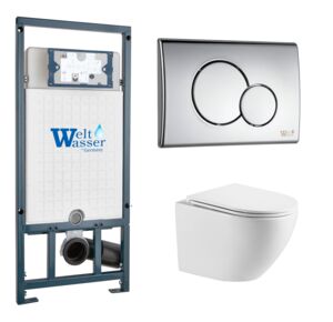 Комплект унитаз с инсталляцией WeltWasser MARBERG 507 + MERZBACH 041 XL GL-WT + MAR 507 RD