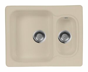 Кухонная мойка AquaGranitEx M-09 бежевая