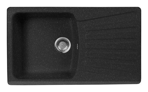 Кухонная мойка AquaGranitEx M-12 черная