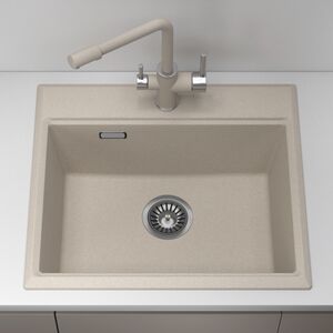 Мойка для кухни Online Comfort 5805 Пирит, врезная, кварцевая