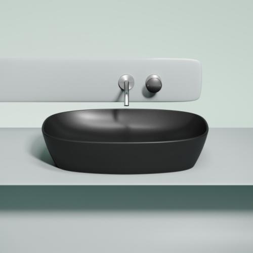 Раковина Ceramica Nova Element CN6049MB 60х38х13,8 см, черный матовый