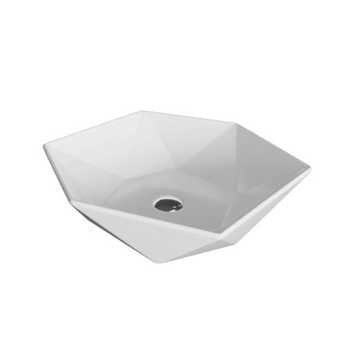 Раковина на столешницу Keramastar Fusion 460х460х150, белая KR003011