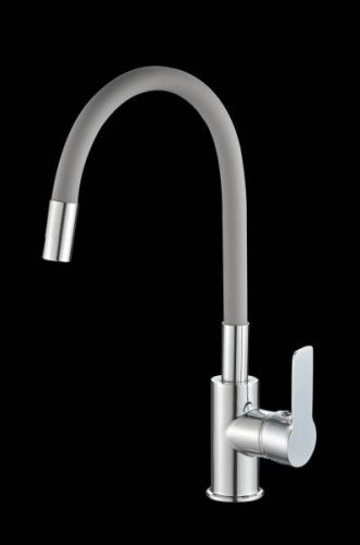 Rush Смеситель для кухонной мойки с гибким изливом RUSH Siple (SI7335-60Grey