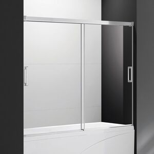 Ширма на ванну Cezares Tandem Soft VF 2 190/145 C Cr IV стекло прозрачное TANDEM-SOFT-VF