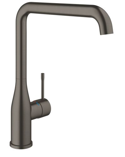 Смеситель для кухни GROHE Essence New, L-излив, тёмный графит матовый (30269AL0