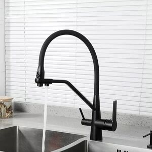 Смеситель для кухни со встроенным фильтром под питьевую воду, Frap