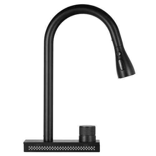 Смеситель для кухни WISENT WX4057B (черный