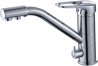 Смеситель для кухонной мойки под фильтр Savol S-L1321 хром