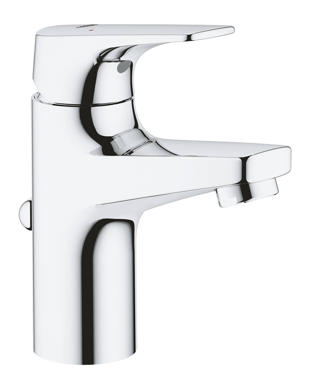 Смеситель для раковины GROHE BauFlow с донным клапаном, S-Size, хром (23751000