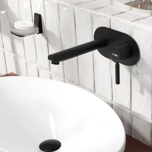 Смеситель для раковины WasserKRAFT Gollach 3300 матовый черный, арт. 333
