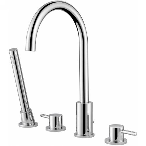 Смеситель для ванны и душа Abber Wasser Kreis хром AF8113