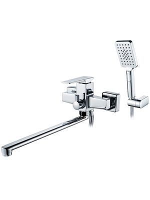 Смеситель для ванны Ledeme H78 L2278 с длинным изливом, аэратор, латунь, хром