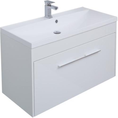 Тумба для комплекта Aquanet Августа 100 белая