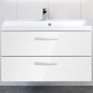 Тумба под раковину BelBagno Aurora 90 AURORA-900-2C-SO-BL подвесная Bianco Lucido