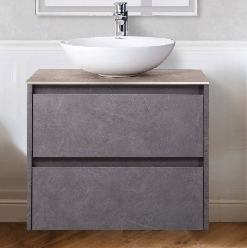 Тумба под раковину Belbagno Kraft 700-2C-SO-CG Cemento Grigio