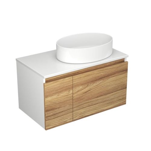 Тумба с раковиной (Тумба Bau Dream Blackwood 80, раковина BAU Nimb 50х36