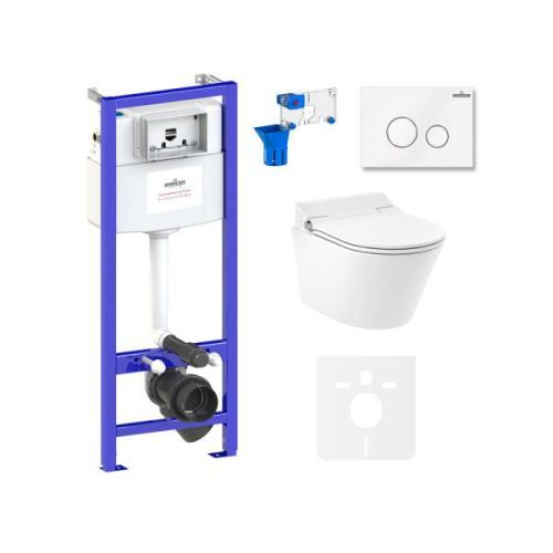 Умный комплект 7 в 1 Lavinia Boho Smart V-Clean 87561185, премиум со стеклянной клавишей
