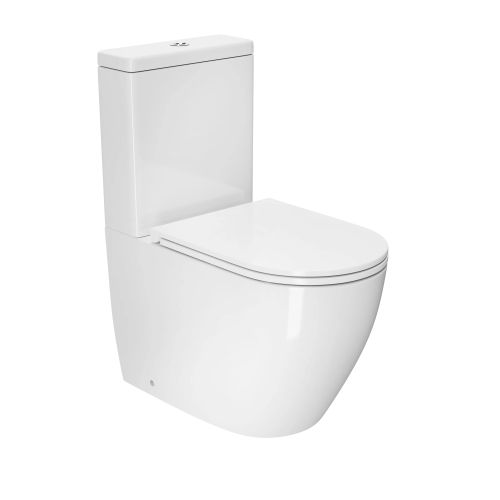 Унитаз-компакт безободковый D&K Matrix 630*365*840мм (DT1397016