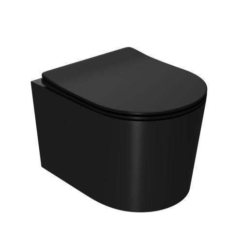 Унитаз подвесной Point Веста PN41701BM безободковый