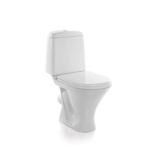 Унитаз Sanita Аттика Эконом с сидением стандарт wc.cc/attica/1-p/wht.g/s1