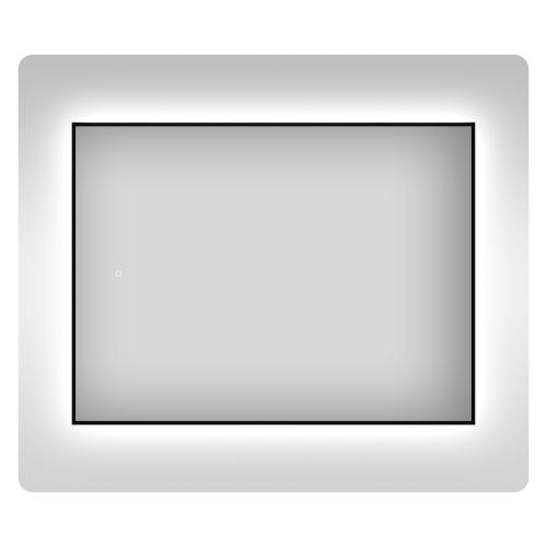 Влагостойкое зеркало с подсветкой для ванной Wellsee 7 Rays' Spectrum 172200890, 75х50 см