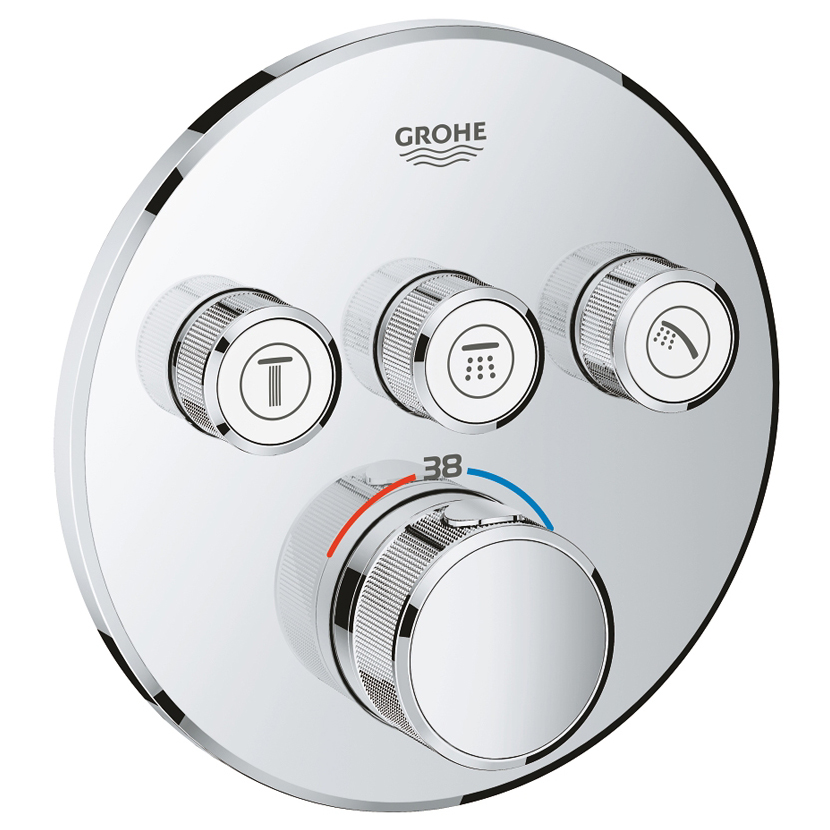 Встраиваемый термостат для 3 потребителей GROHE SmartControl Grohtherm 29121