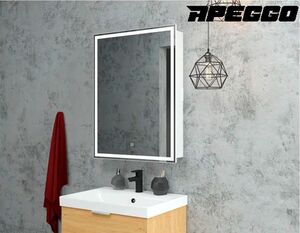 Зеркало-шкаф Apeggo Noemi Led 550х800 правый, белый