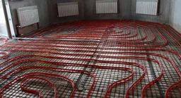 Монтаж водяных теплых полов и радиаторов отопления