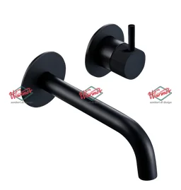 Встраиваемый смеситель для раковины Warmer Black Line 210075